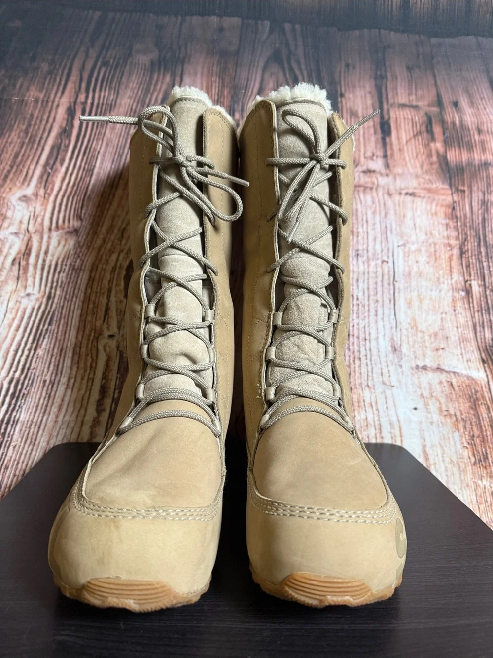 Sorel Shila Leather Winter Boots Womens Sz 10